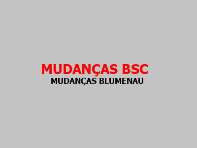 Mudanças BSC em Blumenal