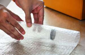 como usar plástico bolha