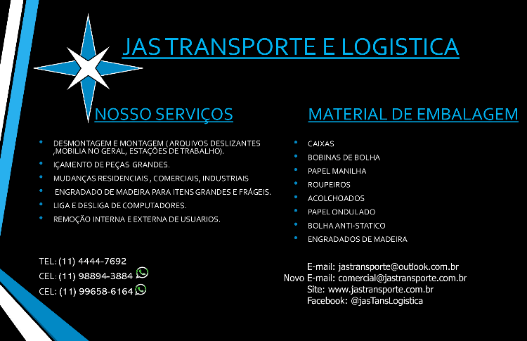 JAS Transporte São Paulo